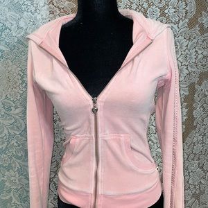 Twisted Heart Velour Zip up